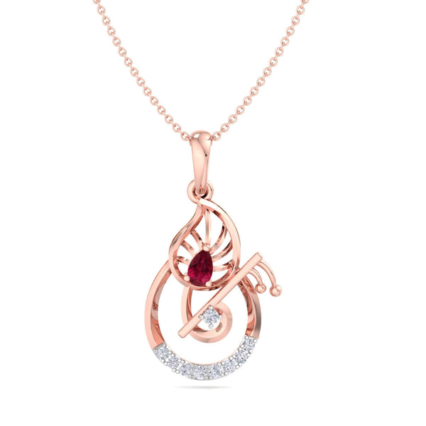Peacock Devotion Pendant